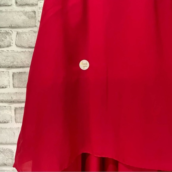 Soft Surroundings Dark Pink Fuchsia Flowy Ankle/Maxi Sleeveless Dress Size 14 - Picture 12 of 12